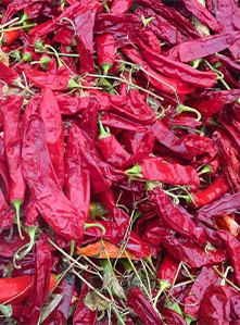 hot crushed peppers