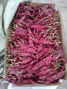 dried red bell peppers
