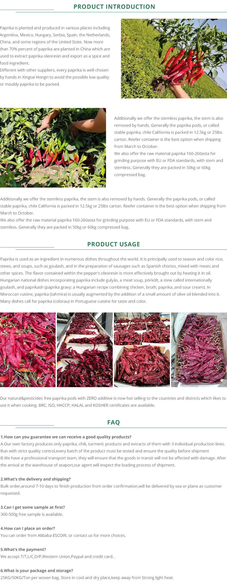 paprika food